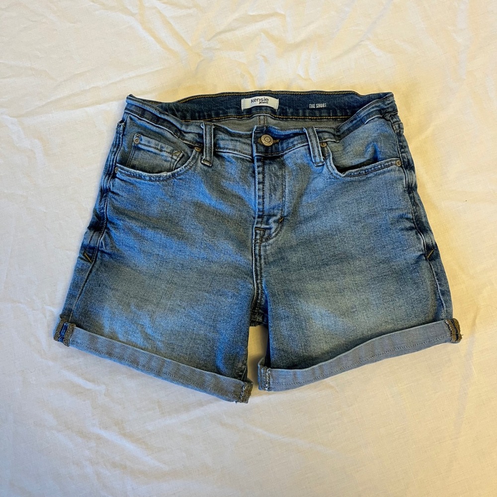 Kensie Light Blue Denim Jean Shorts